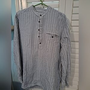 Lee valley Ireland blur and white stripe Henley large
